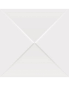 Mosa Kho Liang 16903 WAtegel Decor 100X100 Wit 7.8mm Glans